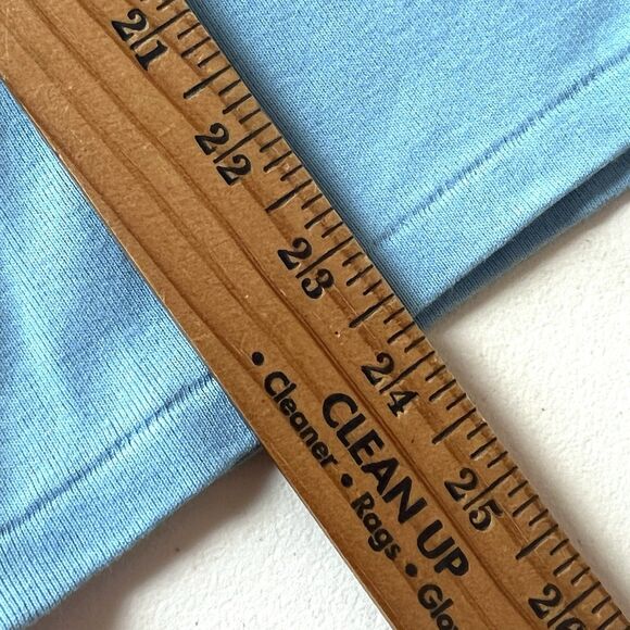 Ralph Lauren  Womens  Large Blue Shirt Fitted Top Embroidered Pony Short Sleeve - Picture 6 of 7